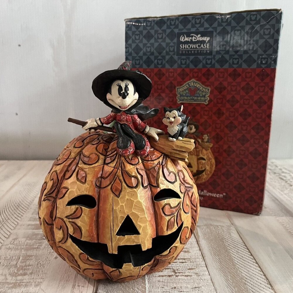 DISNEY SHOWCASE COLLECTION JIM SHORE A Spell Binding Halloween 4008070 ~ EUC